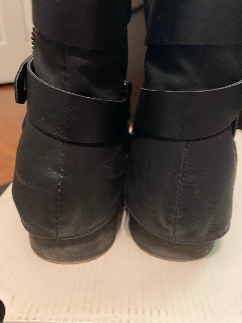 SO Black Double-Buckle Ankle Booties - Picture 7 of 7